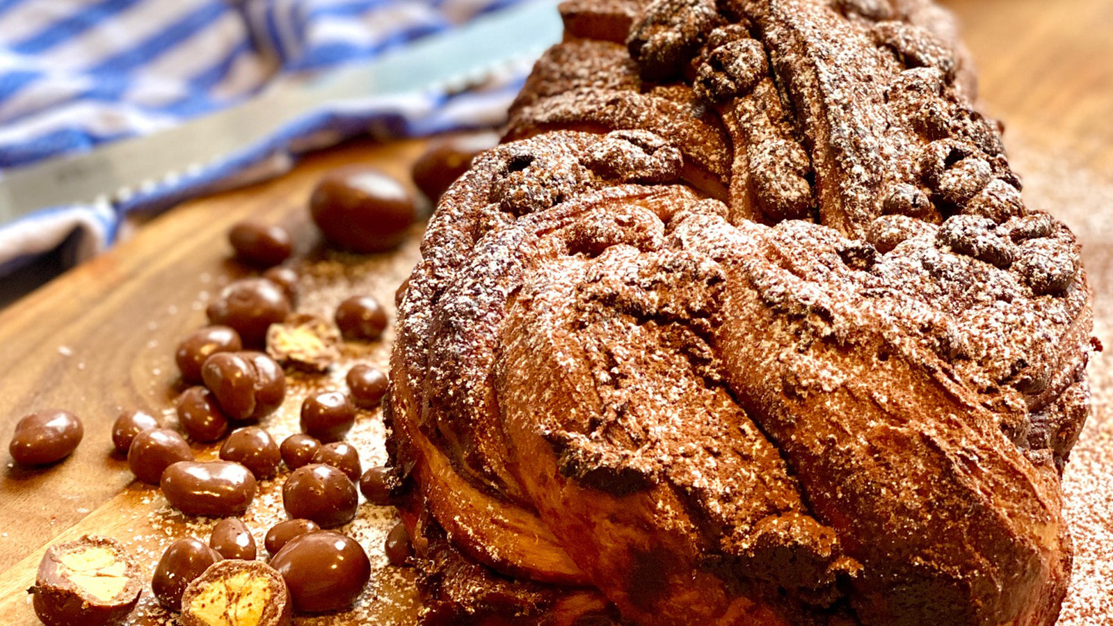 Violet Crumble Chocolate Babka