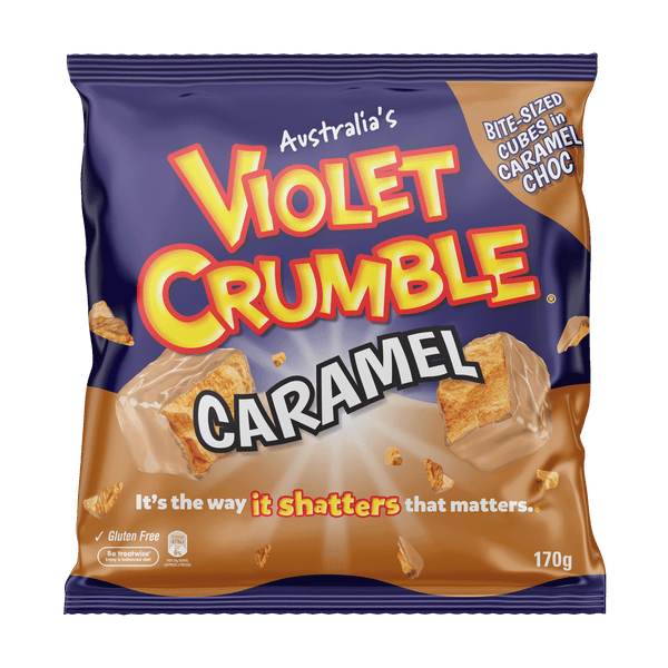 Violet Crumble Caramel Cubes