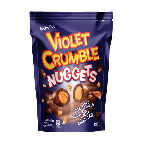 Violet Crumble Milk Chocolate Nuggets
