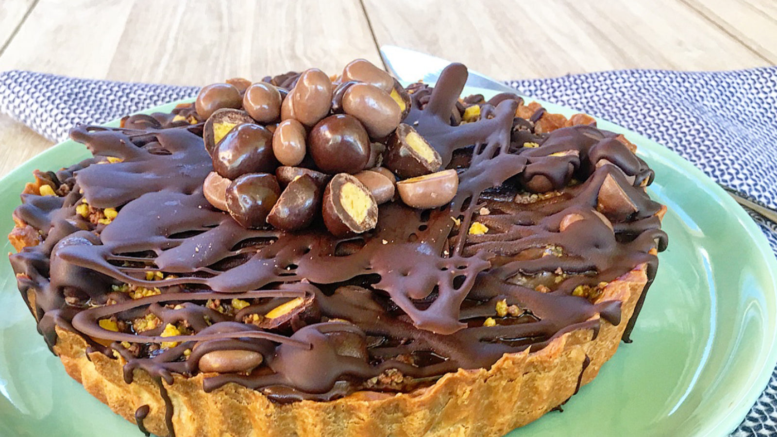 Menz FruChoc Gluten Free Chocolate Custard Tart