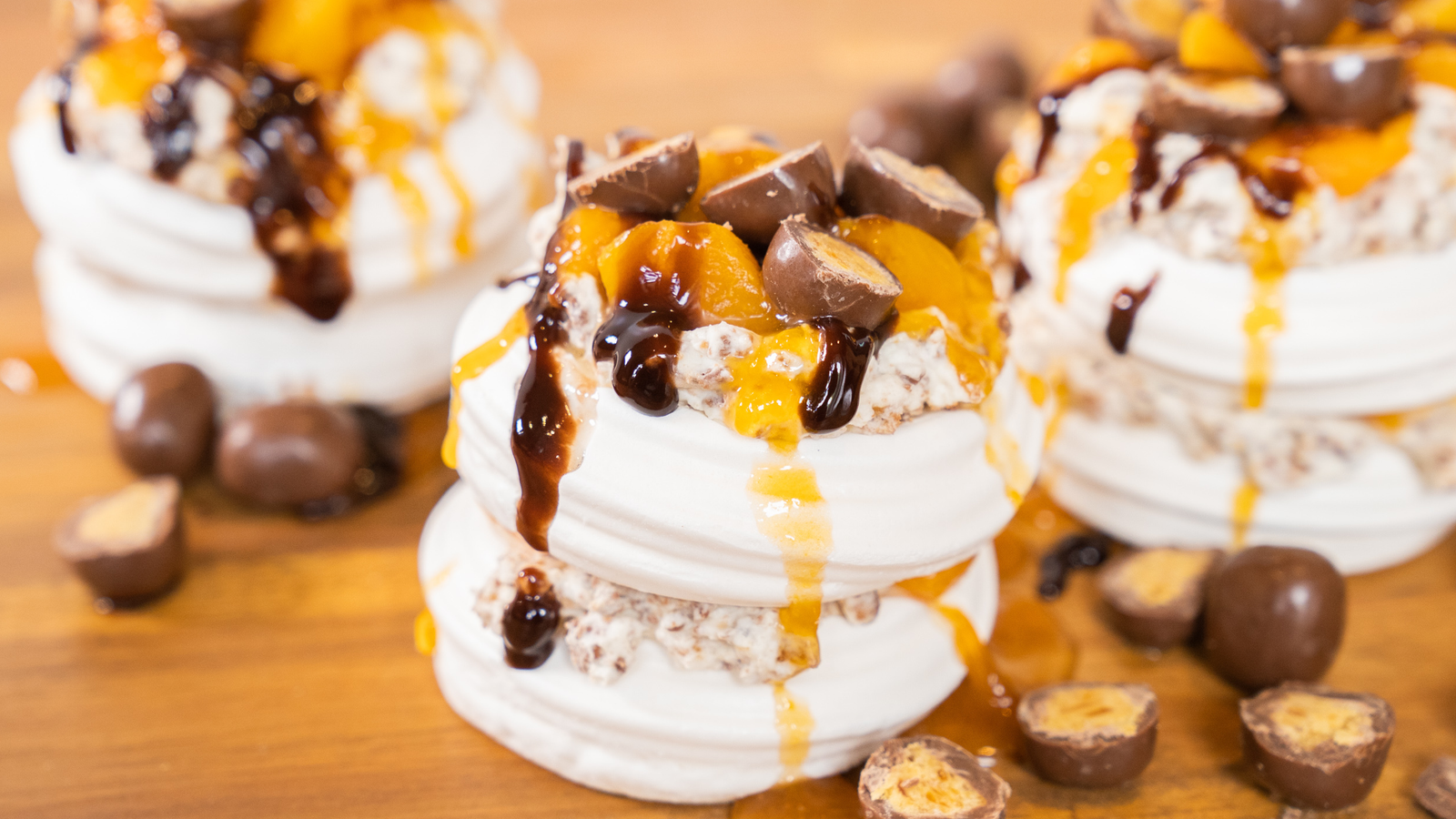 Mini FruChoc and Apricot Pavlova Hack