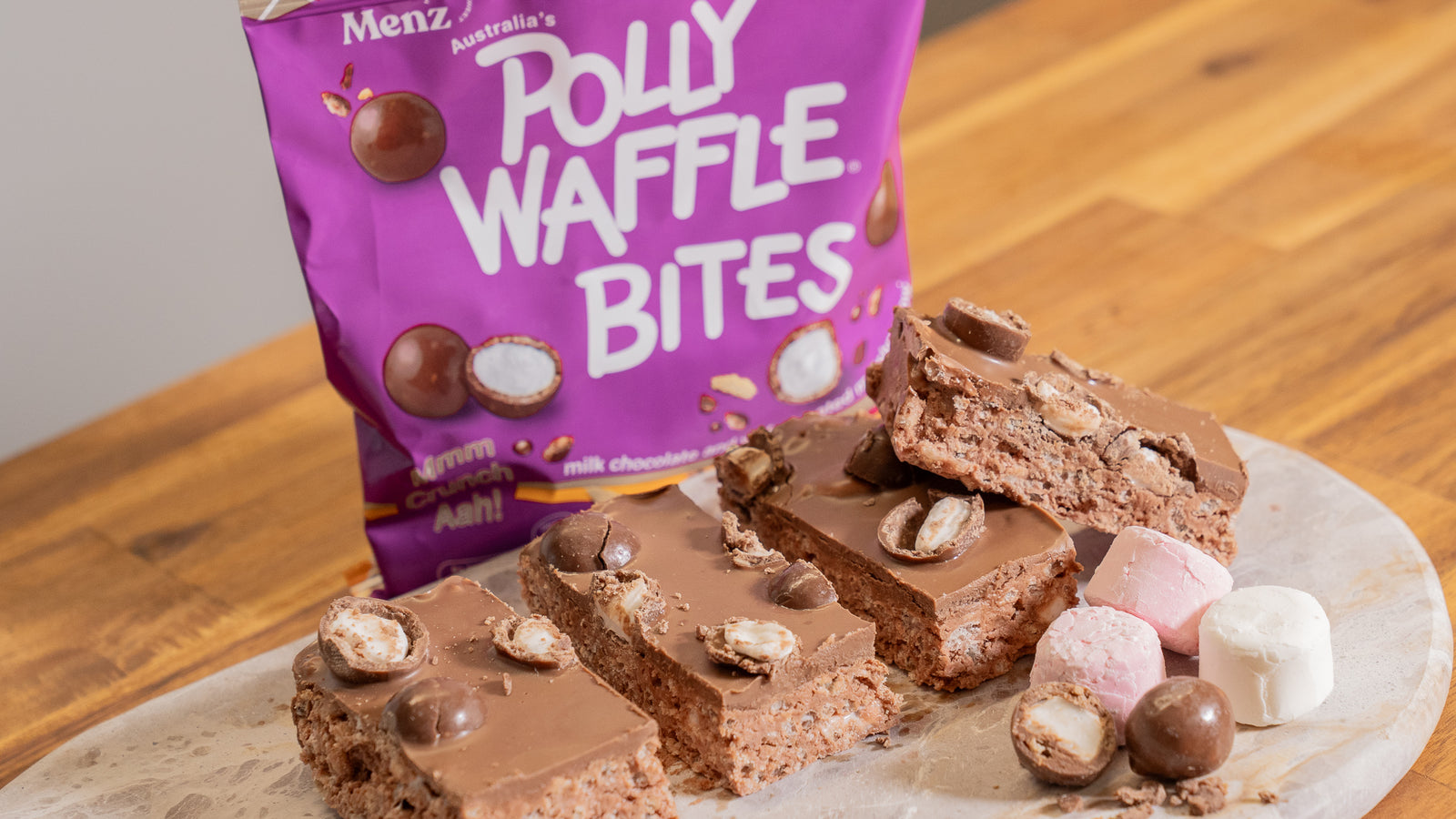 Polly Waffle Slice