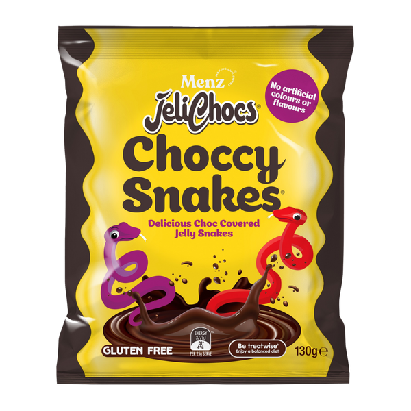 Menz JeliChocs Choccy Snakes