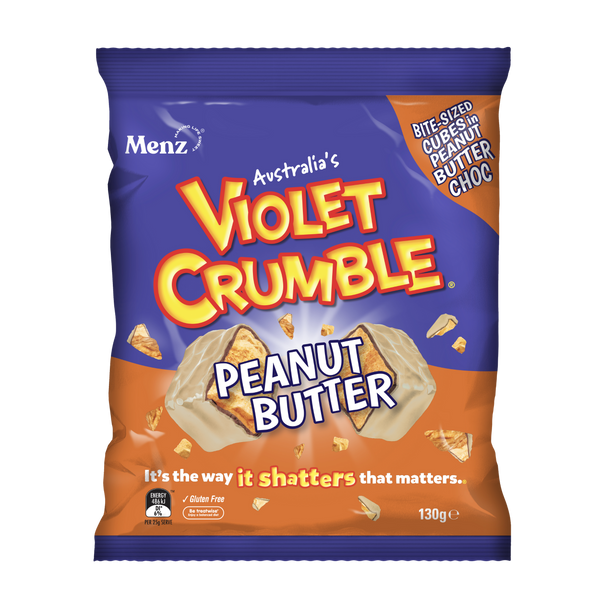 Violet Crumble Peanut Butter Cubes
